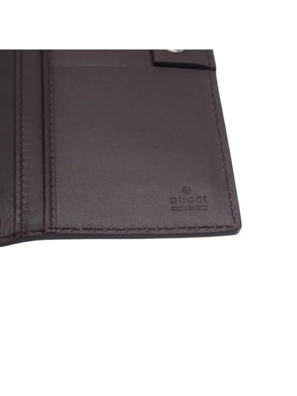 Gucci Guccissima Wallet Leather Brown